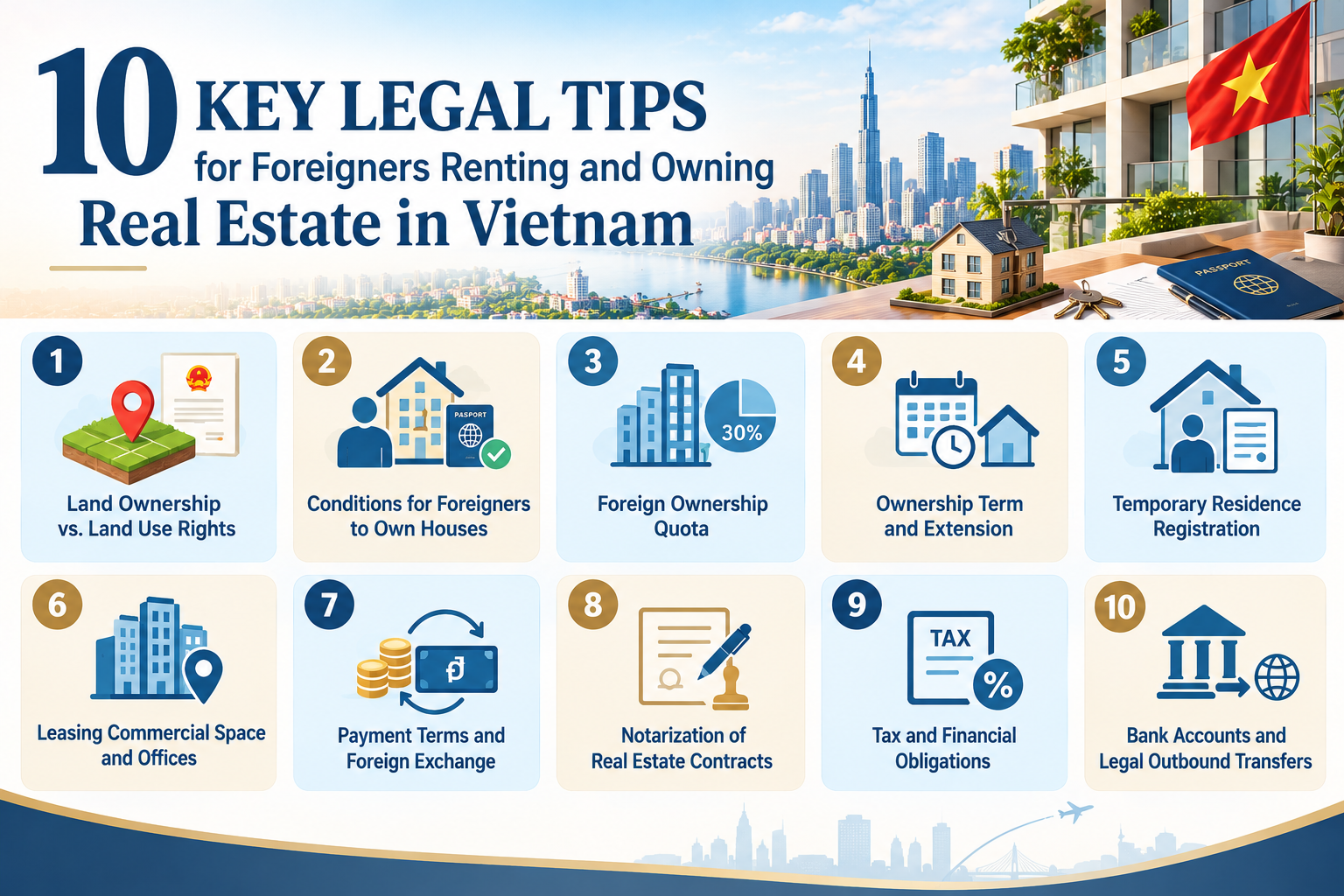 10 Important Legal Considerations for Foreigners Renting and Owning Real Estate in Vietnam