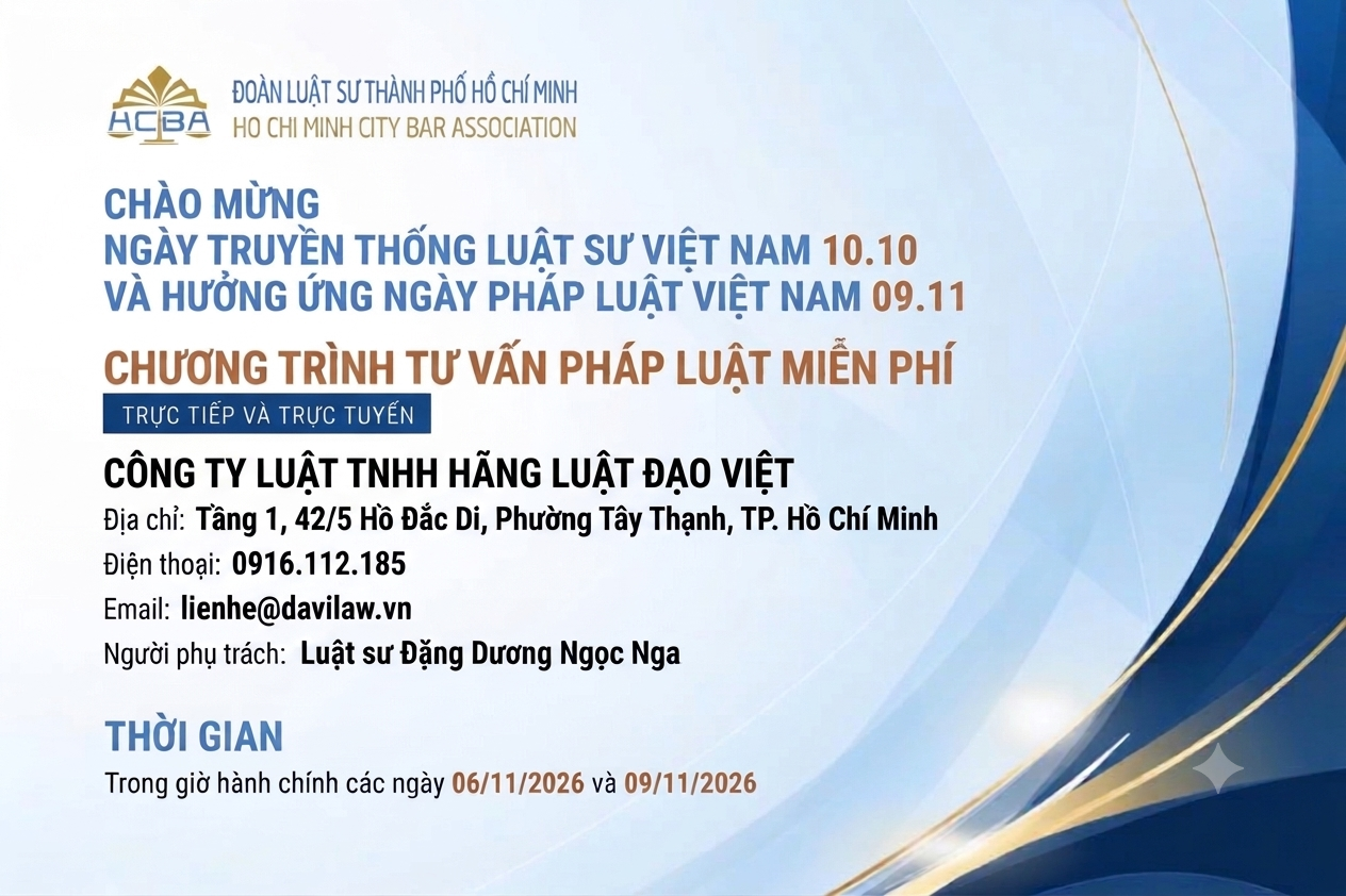 Chương Trình Tư Vấn Pháp Luật Miễn Phí Nhân Ngày Truyền Thống Luật Sư Việt Nam Chương Trình Tư Vấn Pháp Luật Miễn Phí Nhân Ngày Truyền Thống Luật Sư Việt Nam
