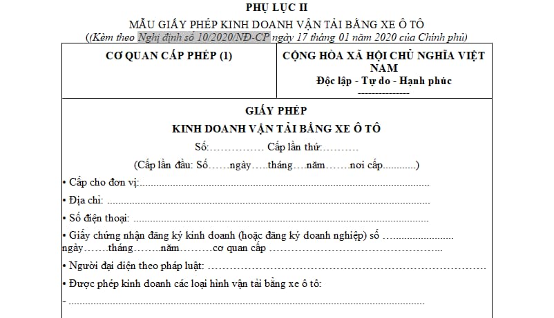 Documents and procedures for applying for and reissuing an automobile transport business license?