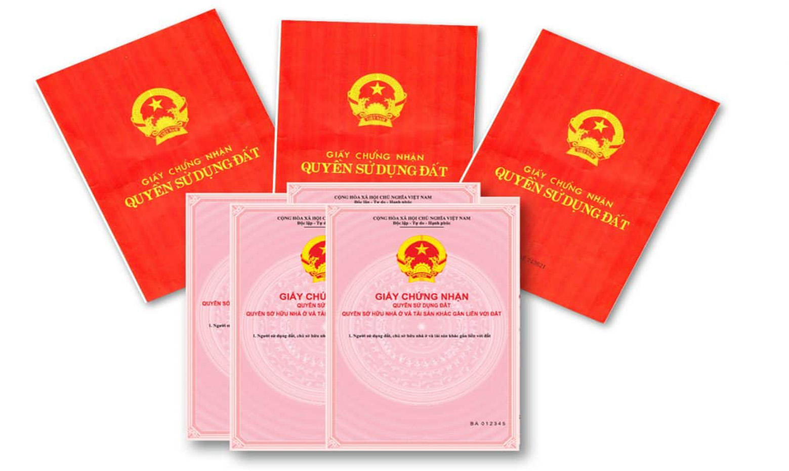 Documents used as a basis for granting land use rights certificates