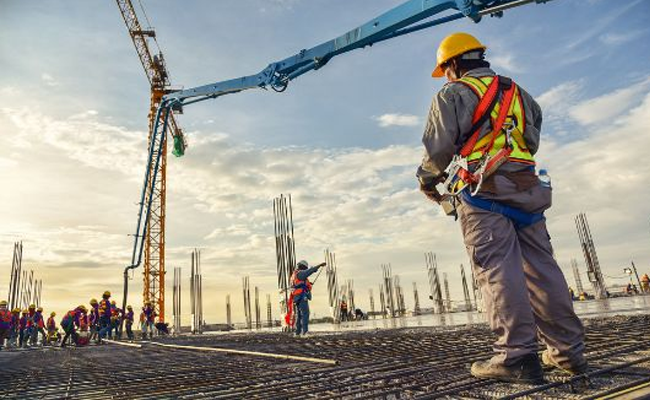 During construction, can a construction permit be issued?