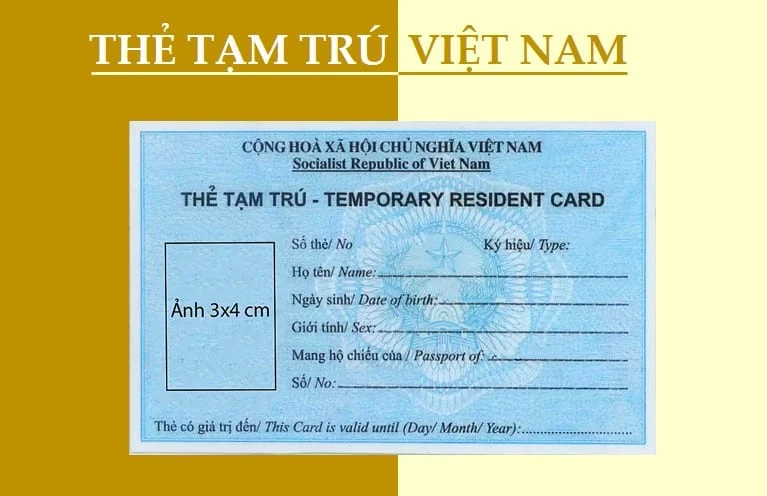 Application for temporary residence card for foreigners in Vietnam