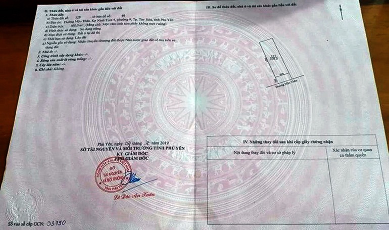 Is it okay to buy land but only note that it has been transferred?